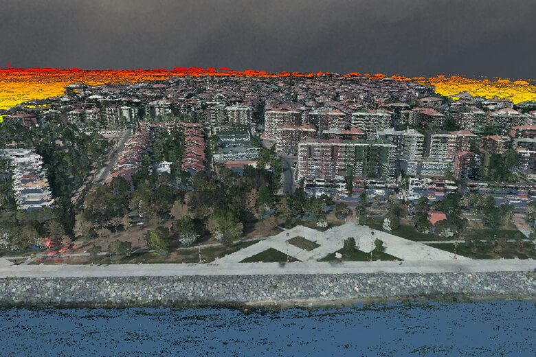 İstanbul Küçükçekmece ve Büyükçekmece Gölleri Arası Depremsel Etki Analizleri için LIDAR Yöntemi İle Sayısal Arazi Modeli Ve Ortofoto Harita Üretimi